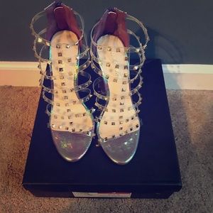 Lilliana women’s lavender hologram Bday Shoes